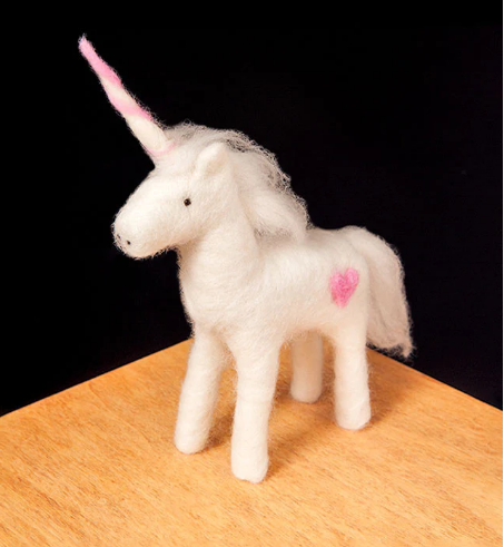 DIY - Needle Felting - Unicorn (Wool Pets) Craft Kit