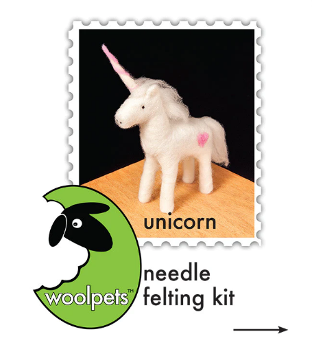 DIY - Needle Felting - Unicorn (Wool Pets) Craft Kit