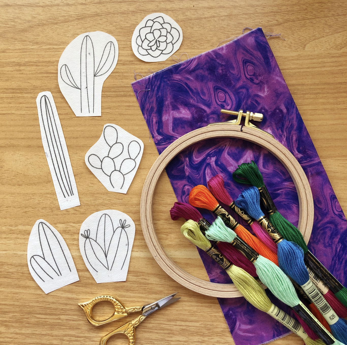 IN PERSON CLASS: Advanced Cactus Embroidery