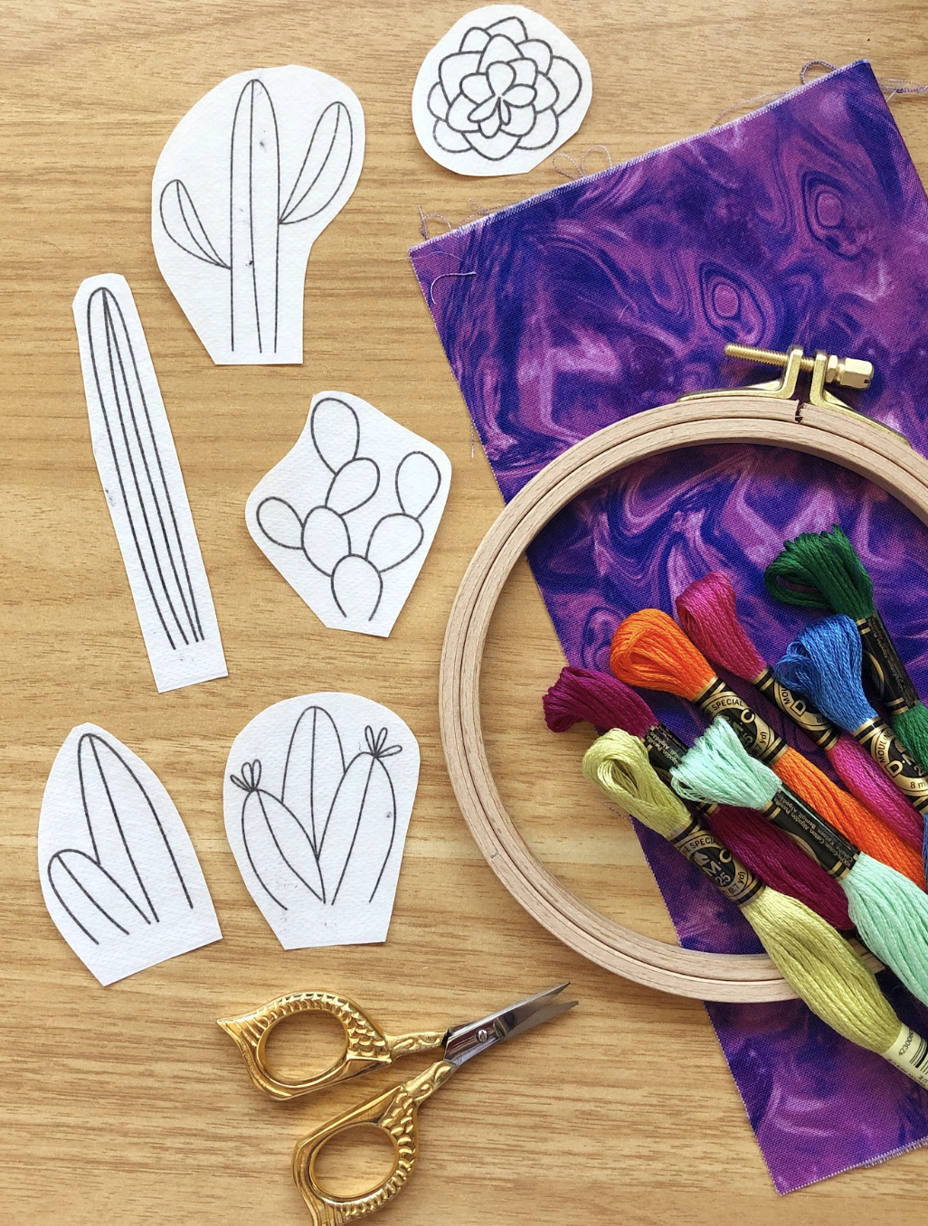 IN PERSON CLASS: Advanced Cactus Embroidery