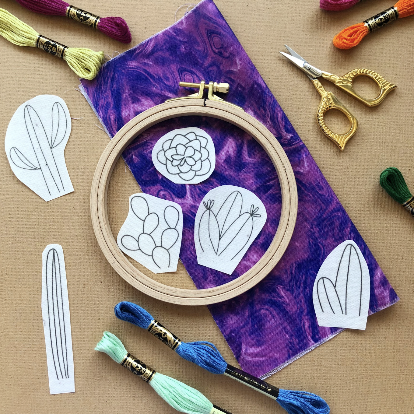 IN PERSON CLASS: Advanced Cactus Embroidery