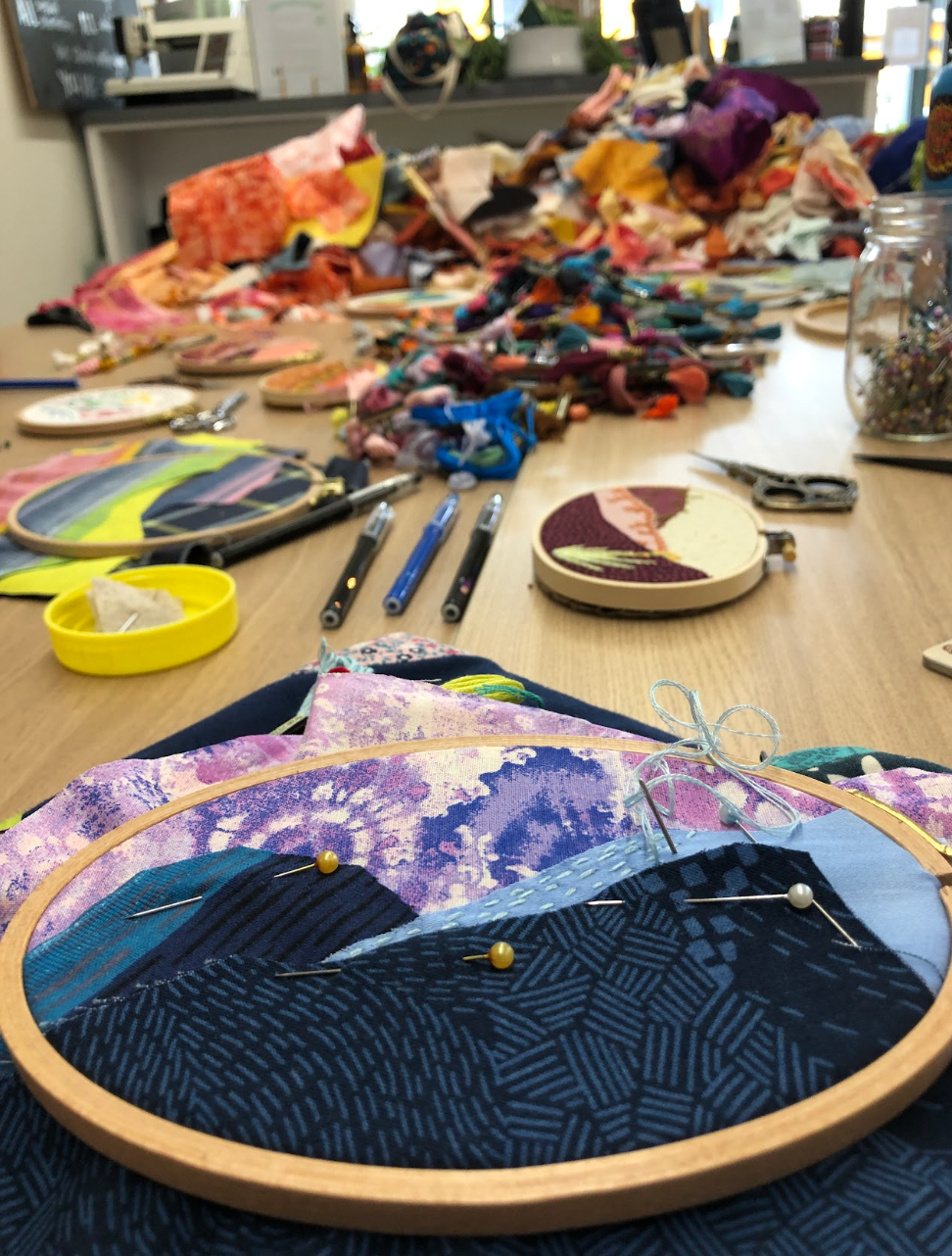 APPLIQUE CLASS: Fabric Landscapes