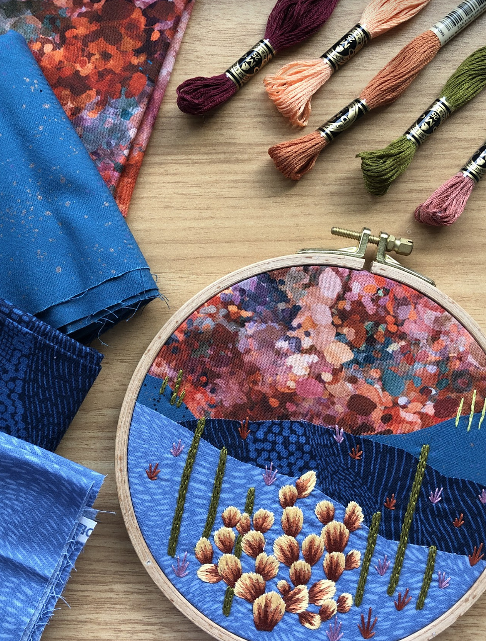 APPLIQUE CLASS: Fabric Landscapes