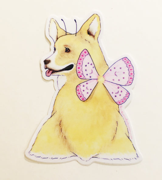 Sticker - Corgi Faerie