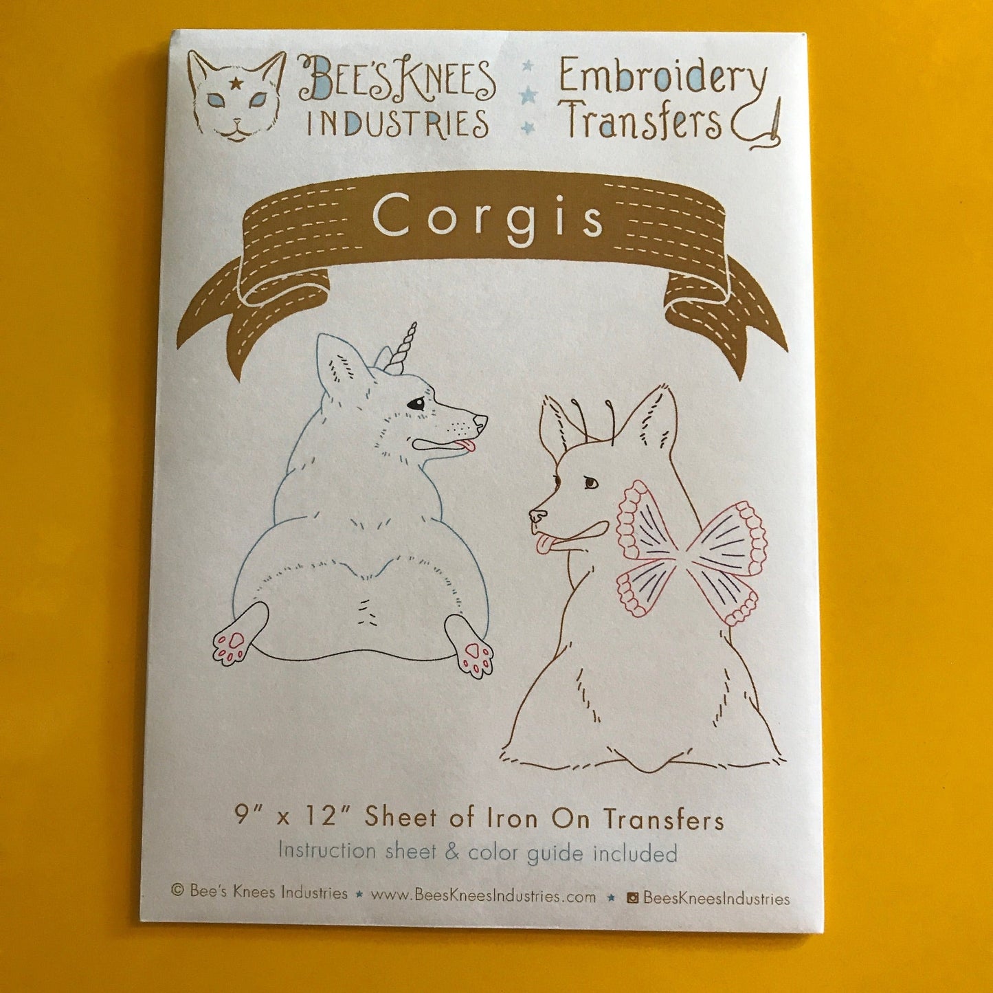 Craft Supply - Pattern - Corgis