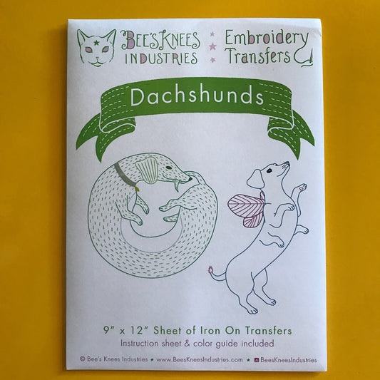 Craft Supply - Pattern - Dachshunds