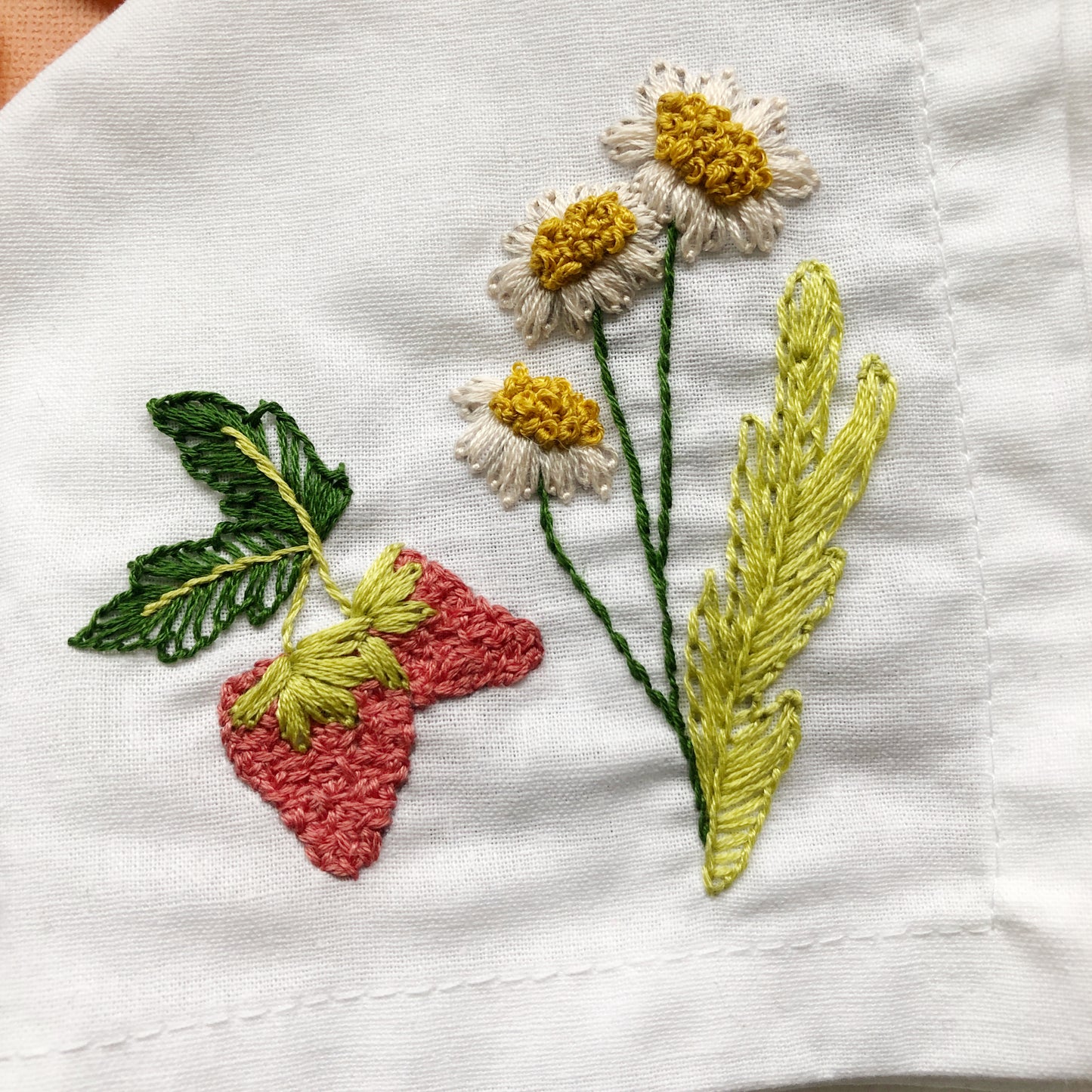 EMBROIDERY CLASS: Woodland Napkins