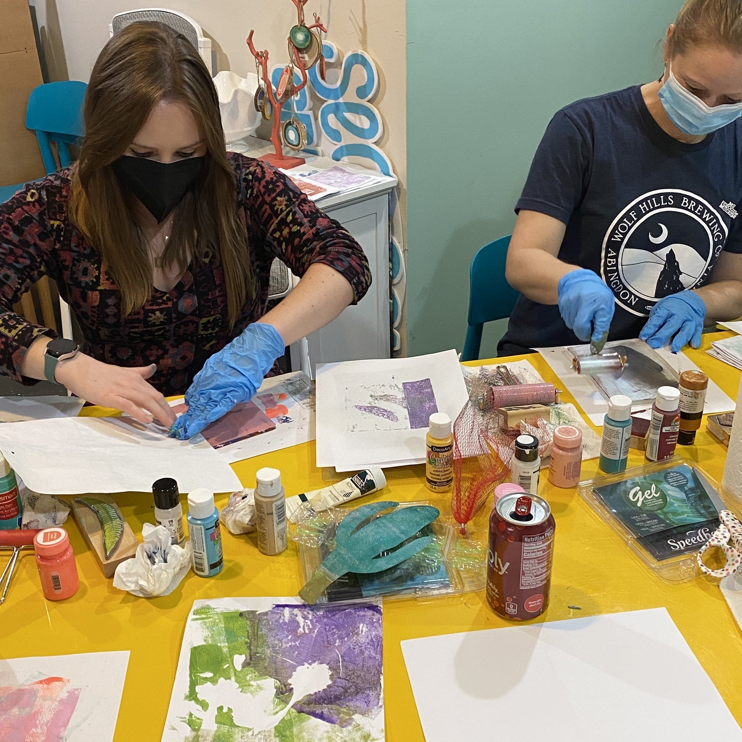 PRINTING CLASS: Beginner Gelli Printing - Mono Printing