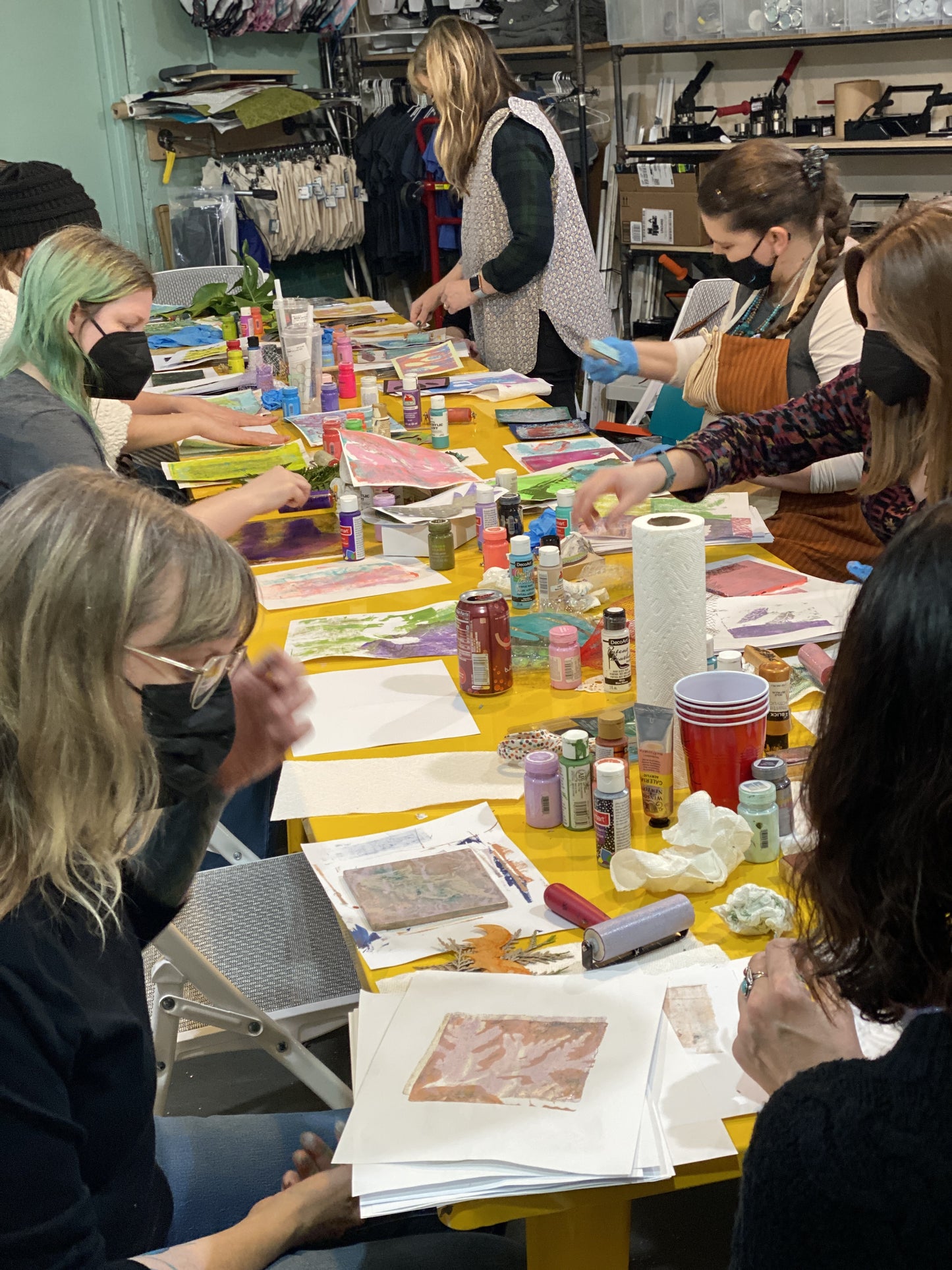 PRINTING CLASS: Beginner Gelli Printing - Mono Printing