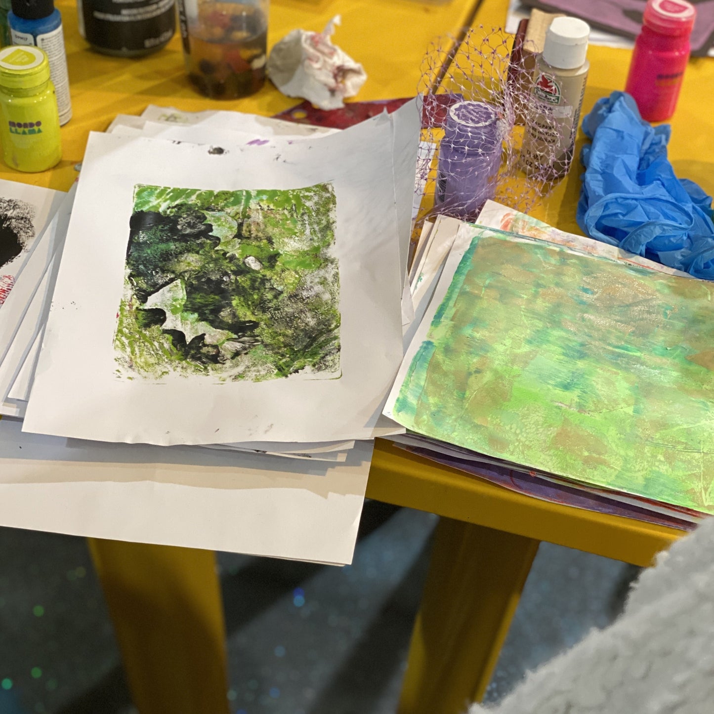 PRINTING CLASS: Beginner Gelli Printing - Mono Printing