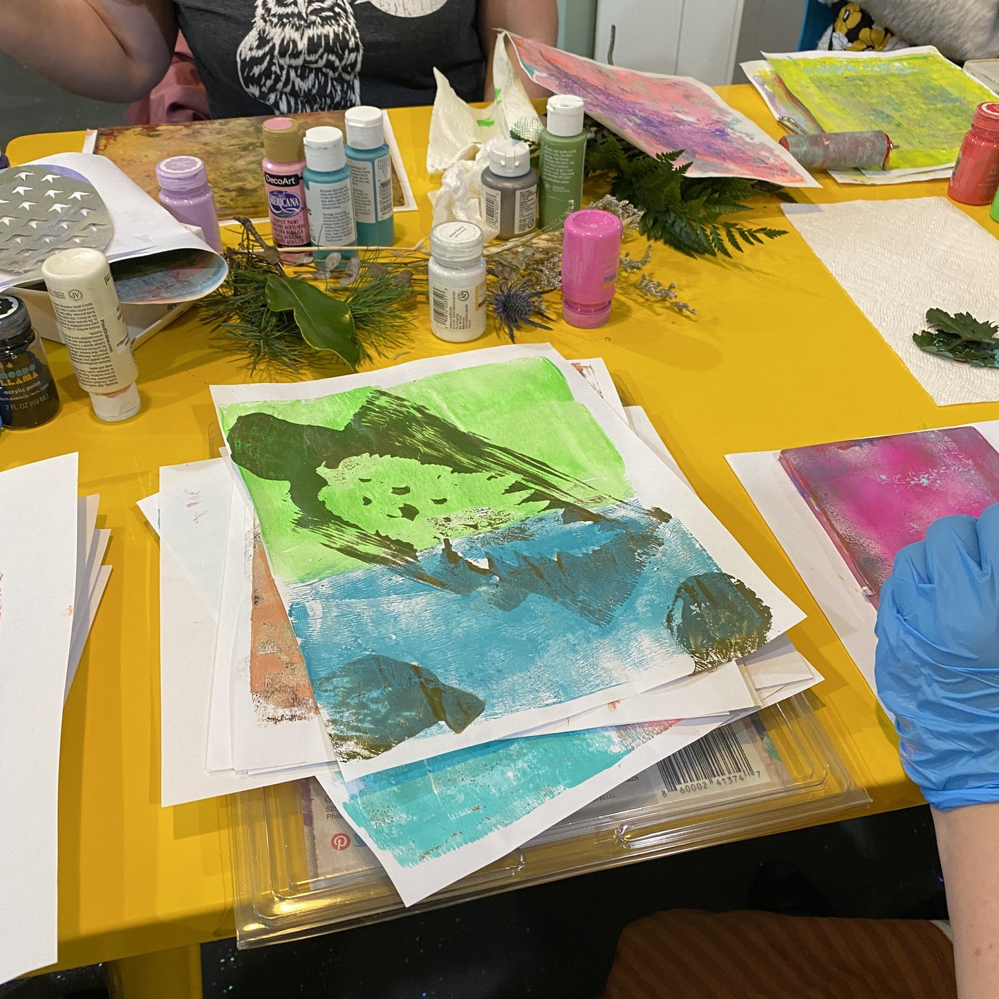 PRINTING CLASS: Beginner Gelli Printing - Mono Printing