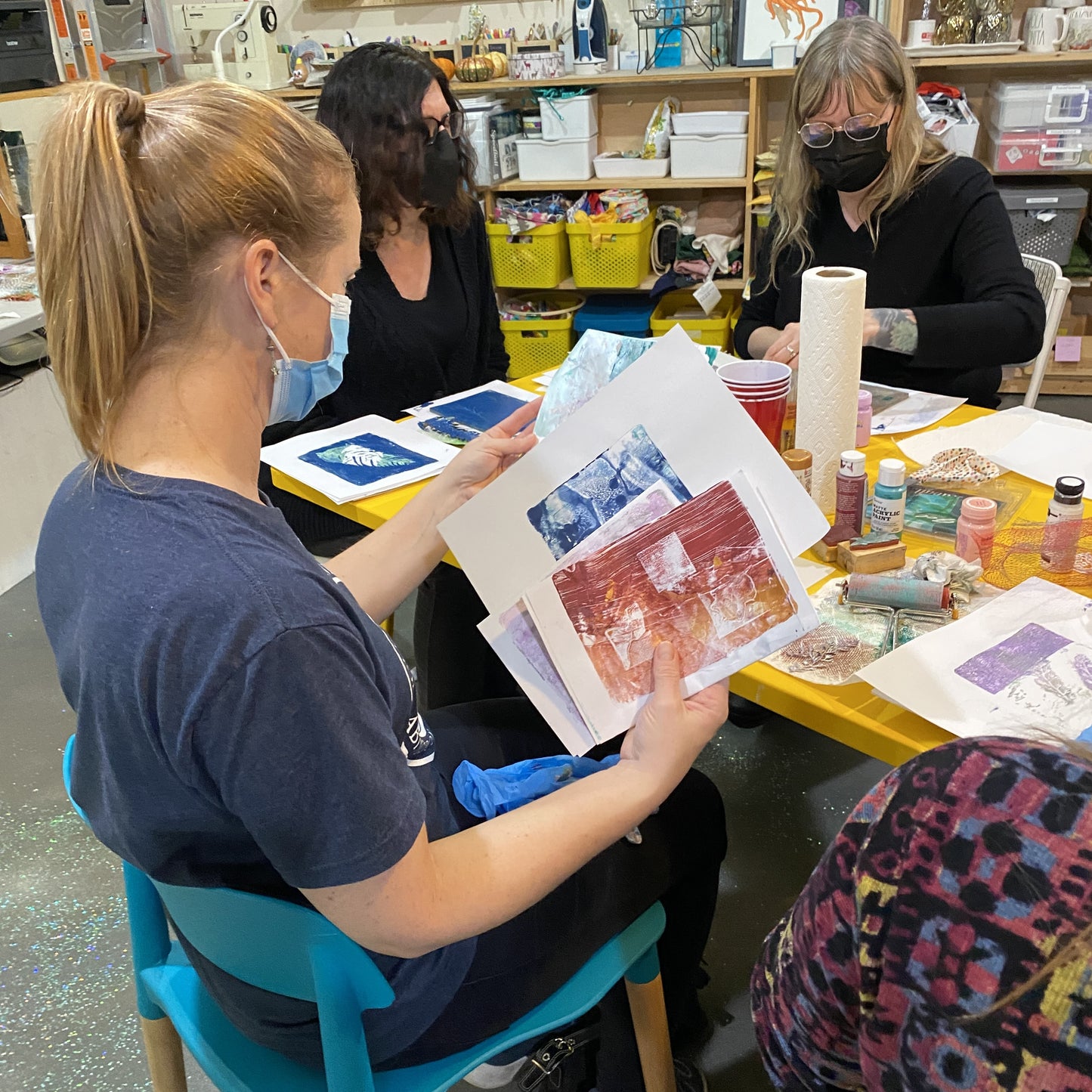 PRINTING CLASS: Beginner Gelli Printing - Mono Printing