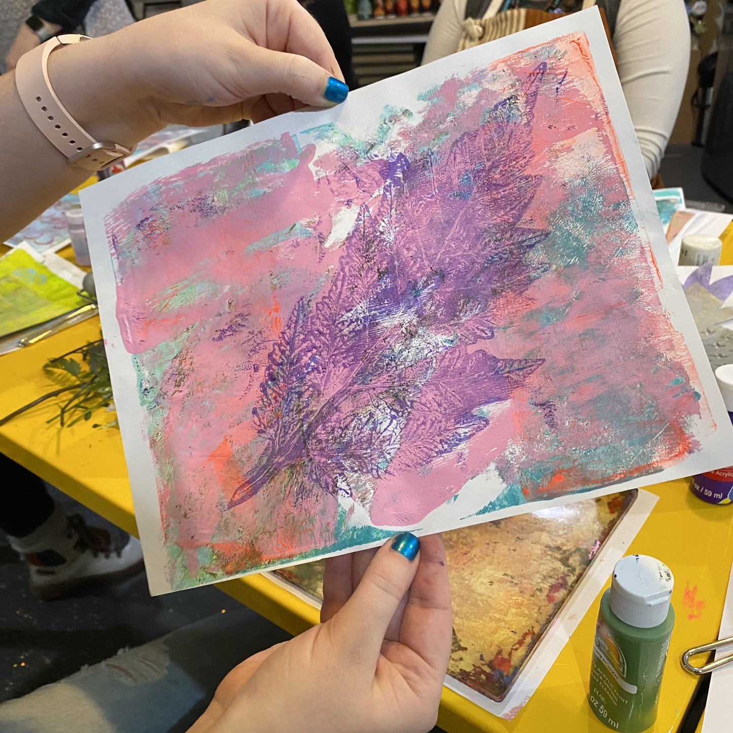 PRINTING CLASS: Beginner Gelli Printing - Mono Printing