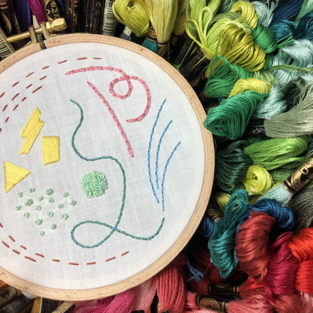EMBROIDERY CLASS: Beginner Thread Doodles