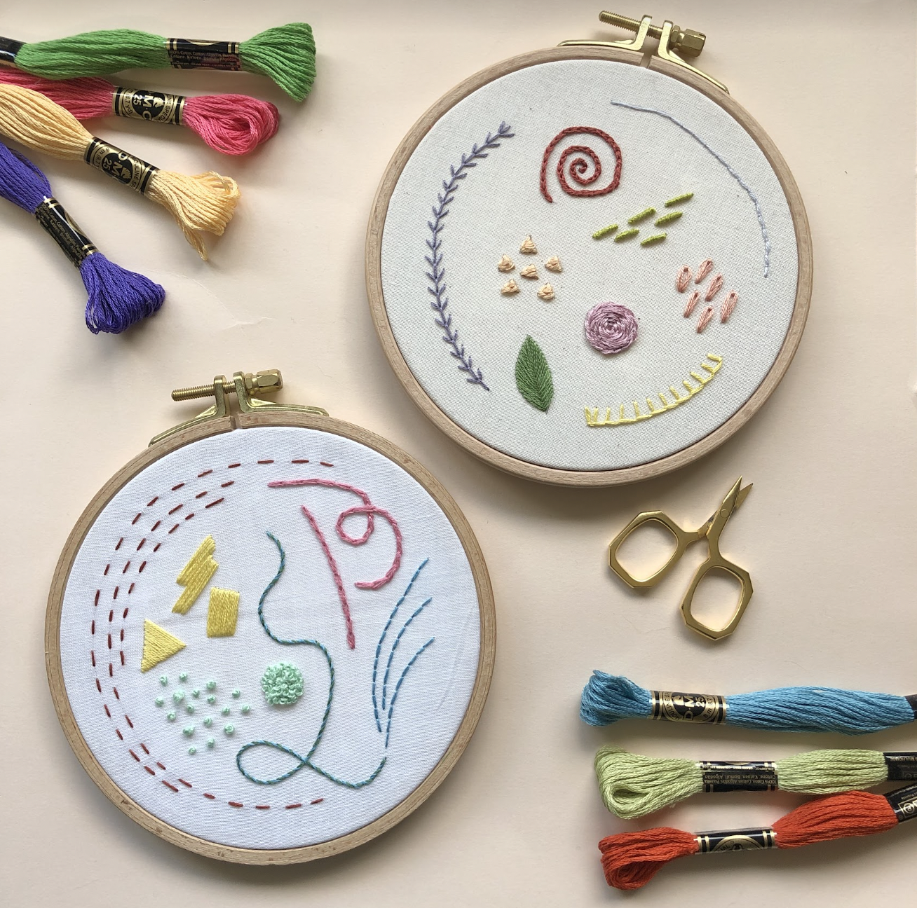 EMBROIDERY CLASS: Beginner Thread Doodles