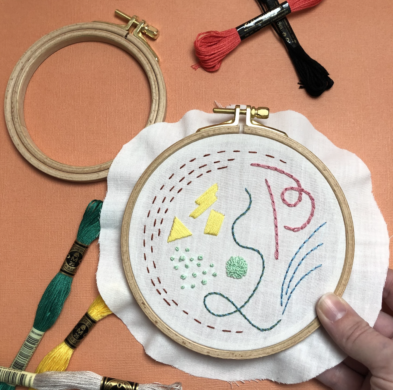 EMBROIDERY CLASS: Beginner Thread Doodles