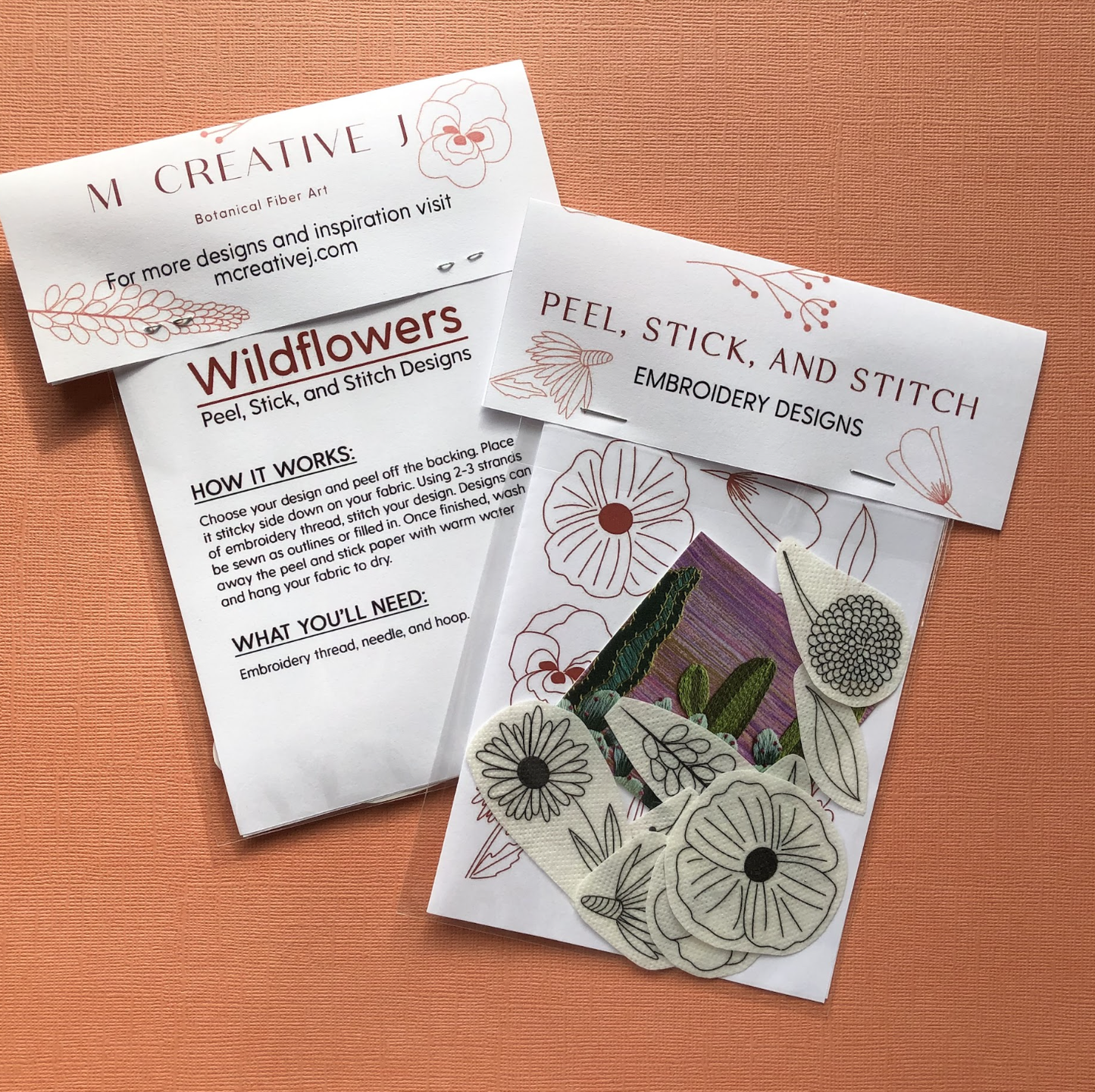 EMBROIDERY CLASS: Wildflower Embroidery Basics