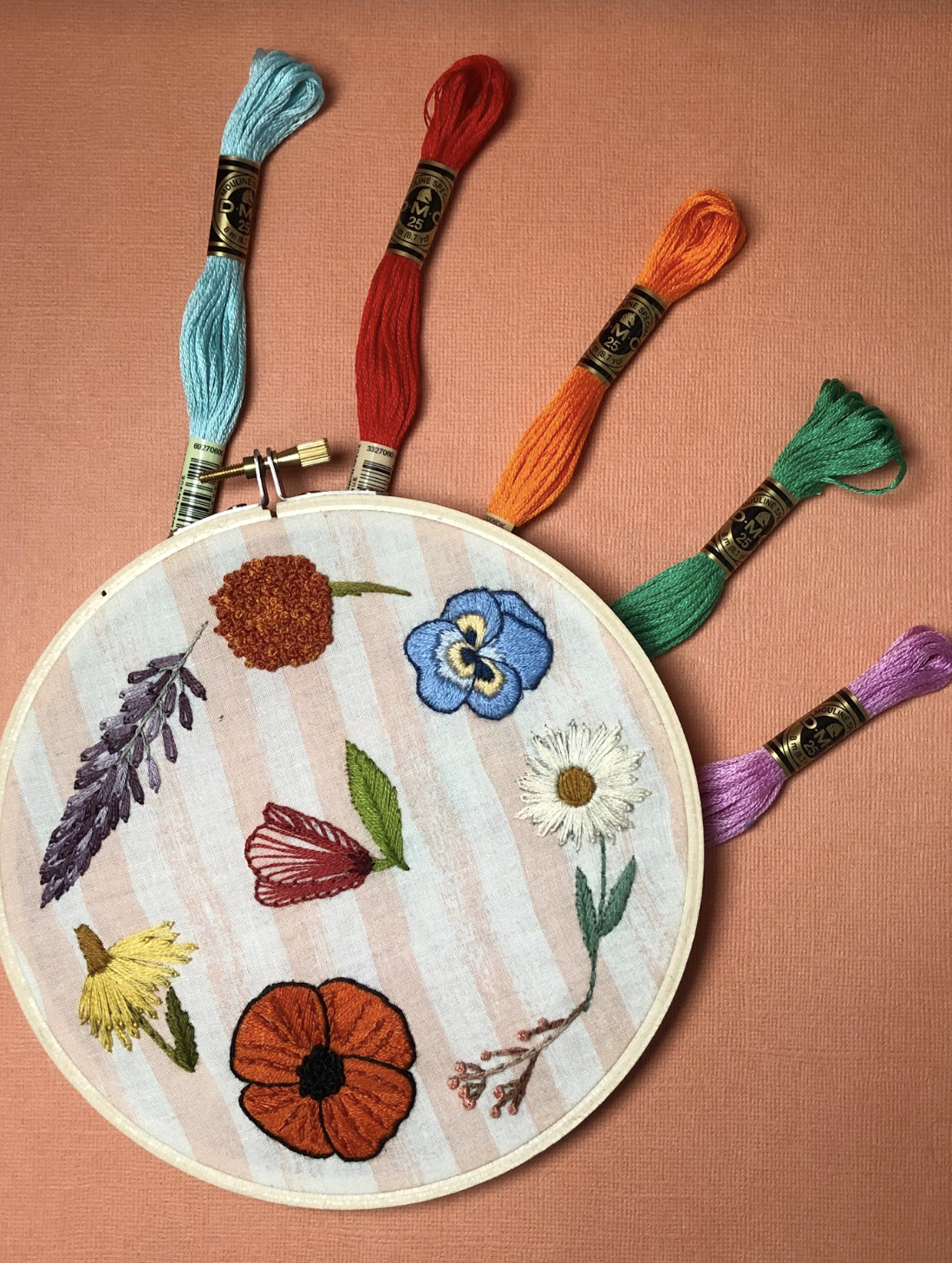 EMBROIDERY CLASS: Wildflower Embroidery Basics
