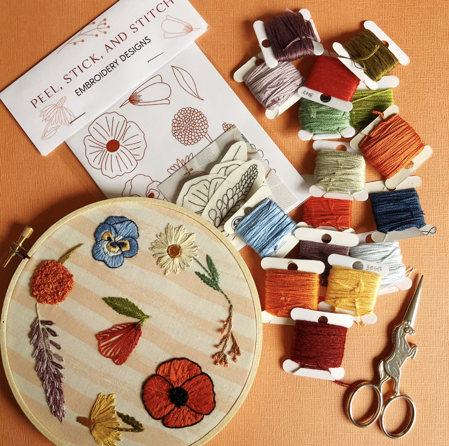 EMBROIDERY CLASS: Wildflower Embroidery Basics