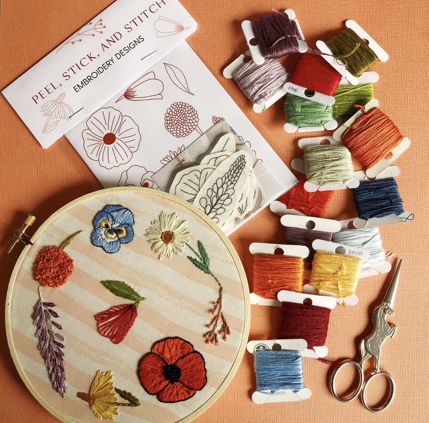 EMBROIDERY CLASS: Wildflower Embroidery Basics