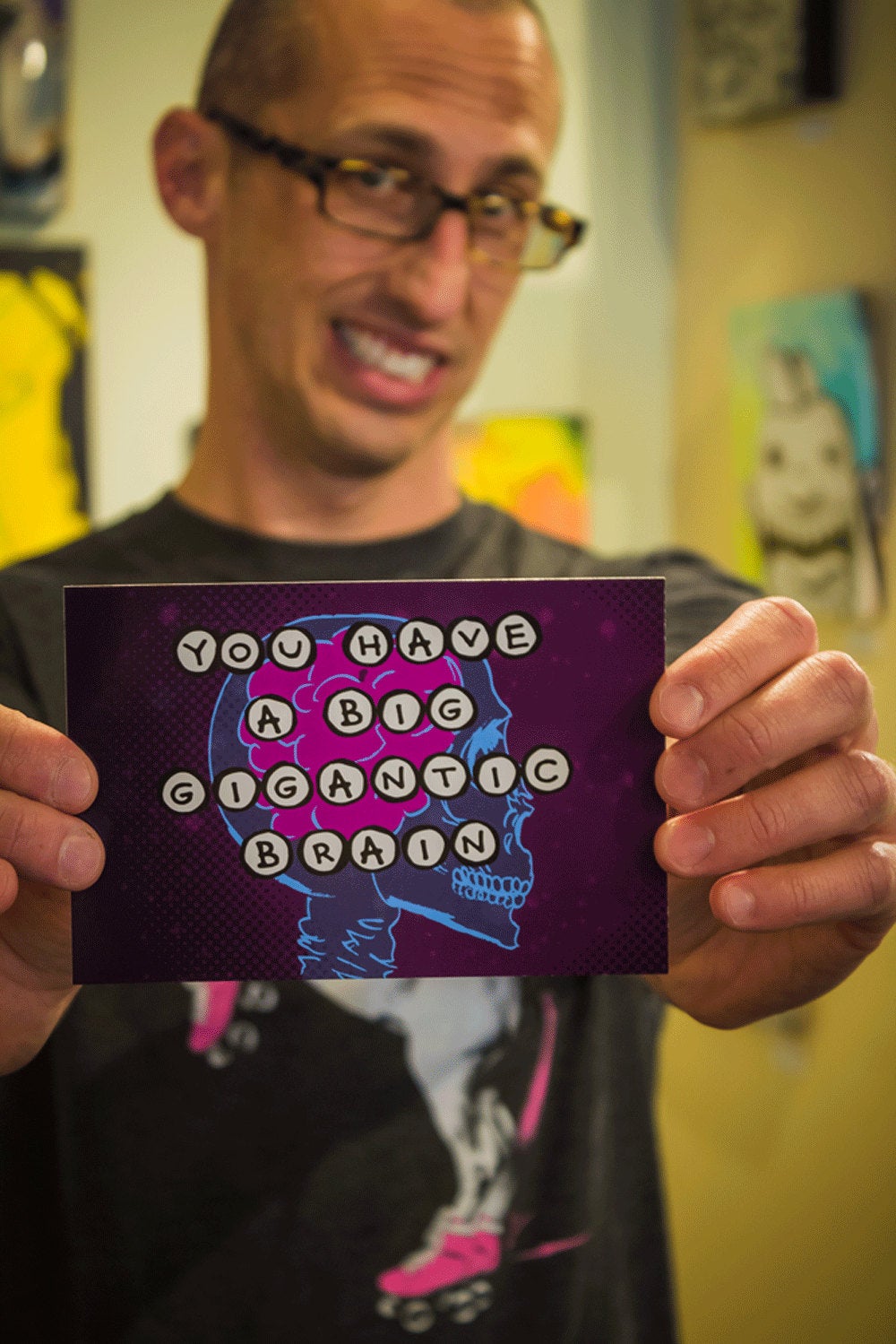 Postcard: You Have a Big Gigantic Brain - Ten Pack