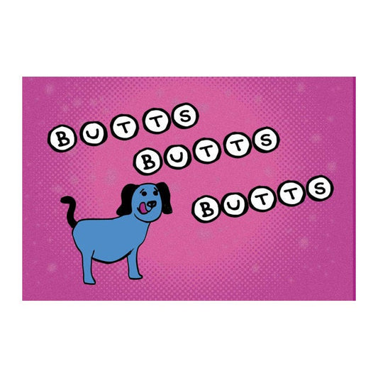 Postcard: Butts Butts Butts - Ten Pack