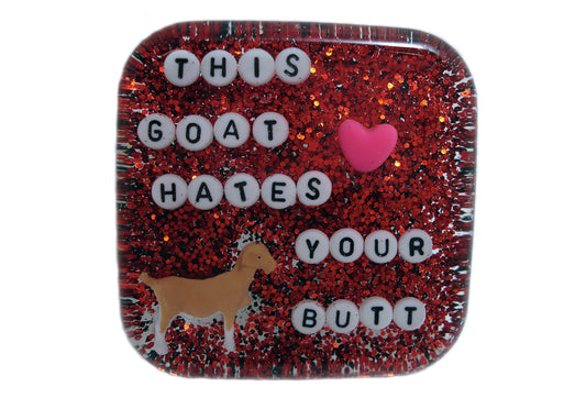 Postcard: This Goat Hates Your Butt - Ten Pack