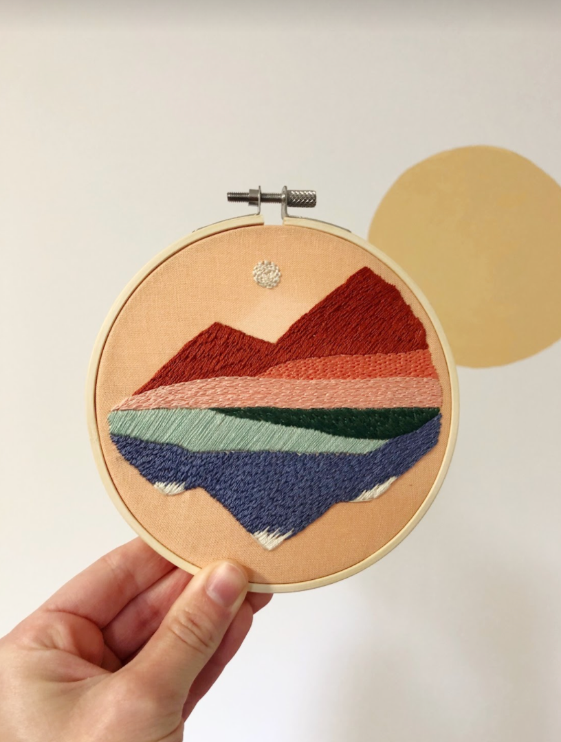 IN PERSON CLASS: Mountainscapes Embroidered Landscape