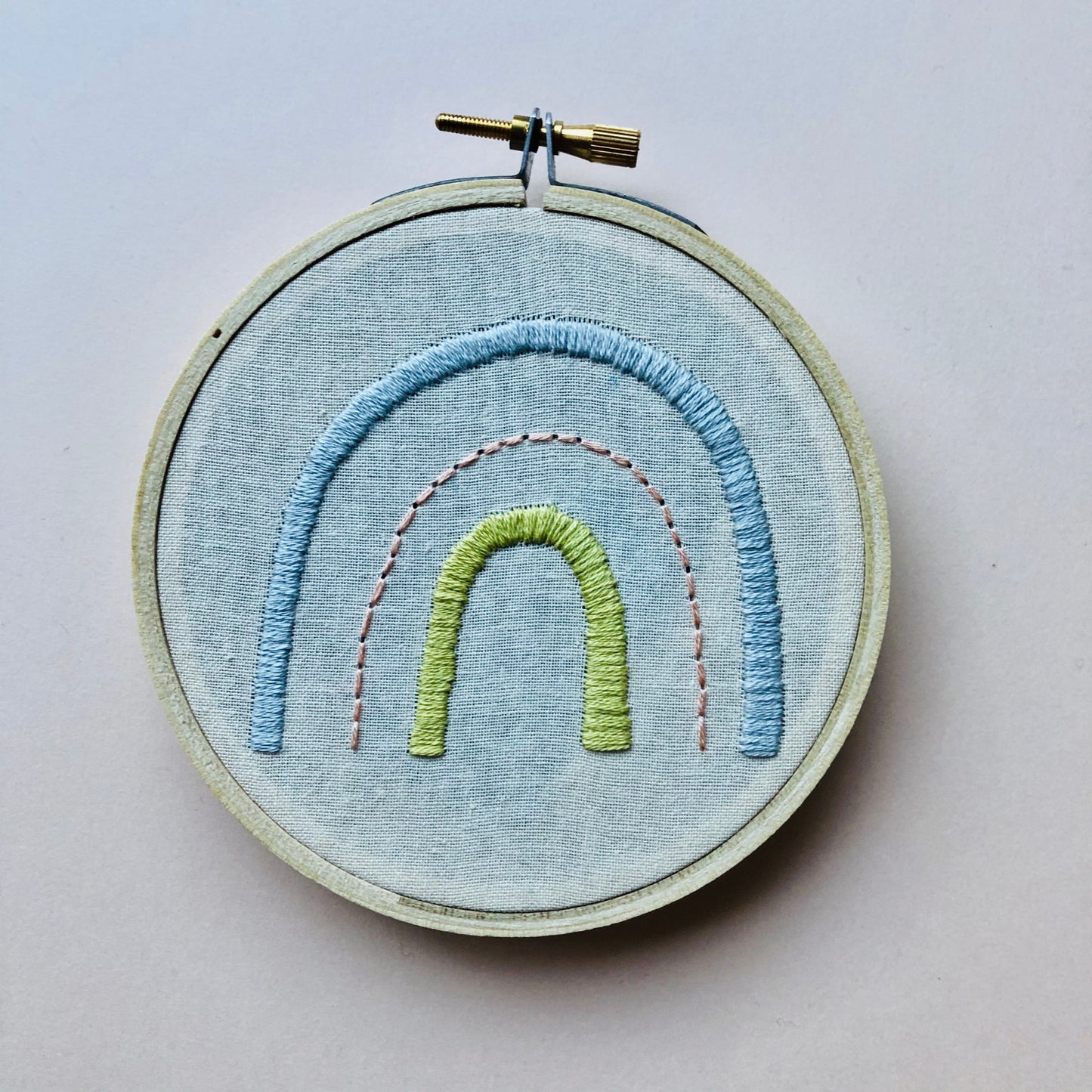 DIY Craft Kit - Embroidery - Rainbow
