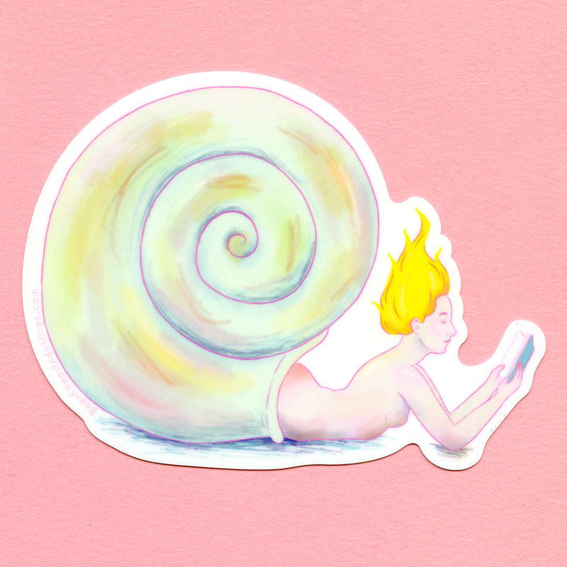 Sticker - Hermit Crab Mermaid