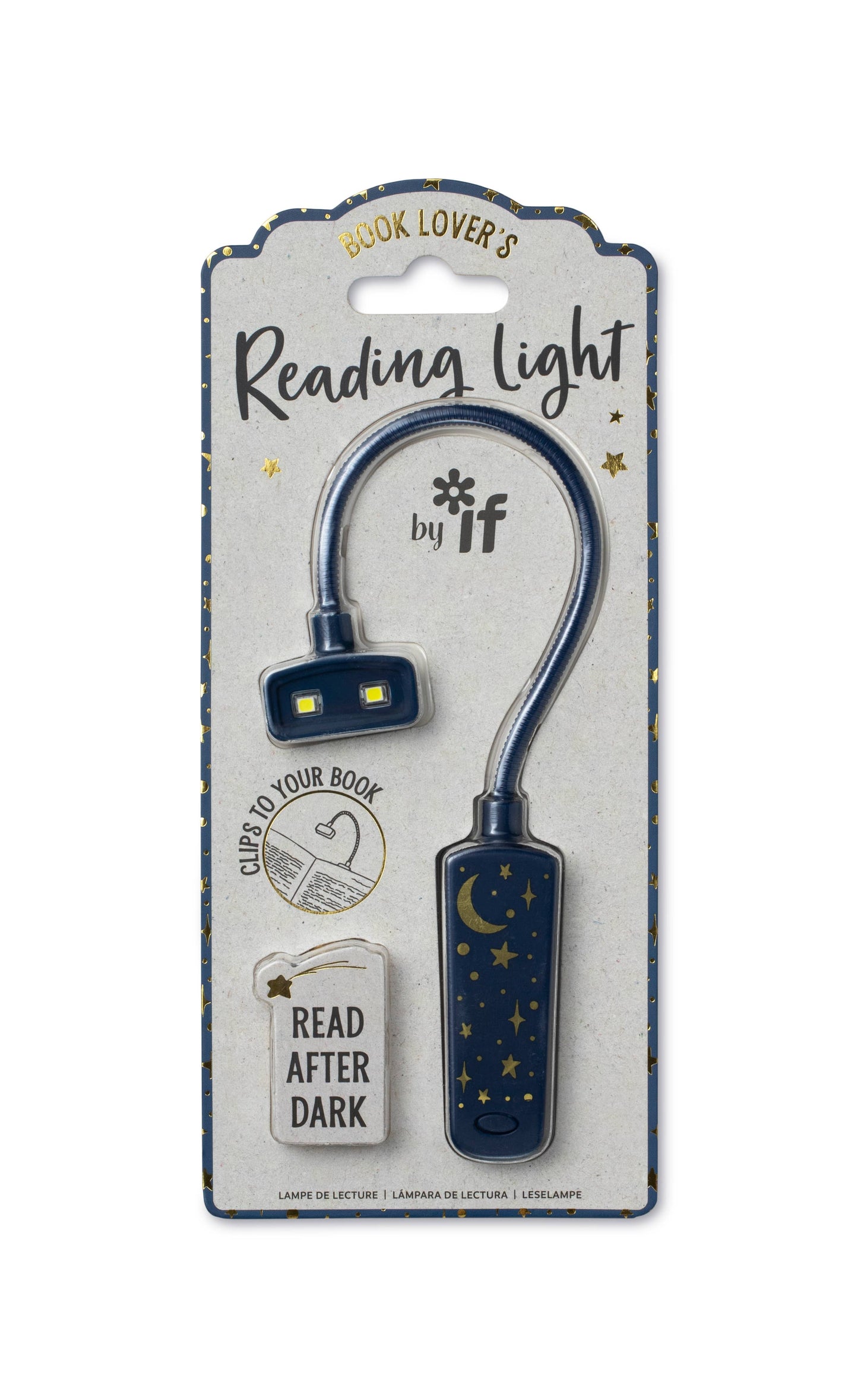 Moon & Stars Book Lover's Reading Light Starter Pack