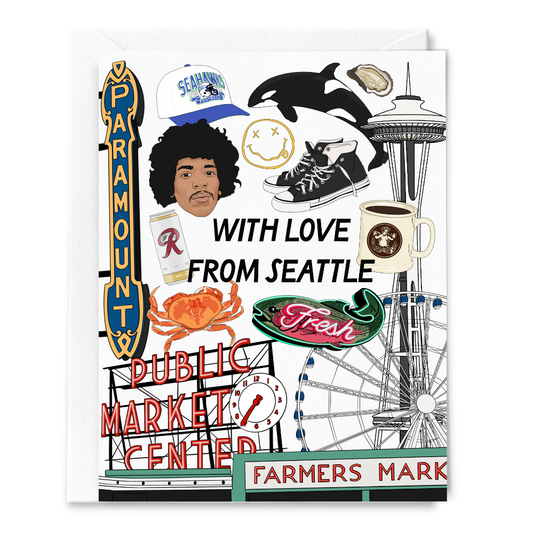 With Love from Seattle, Washington, Card
