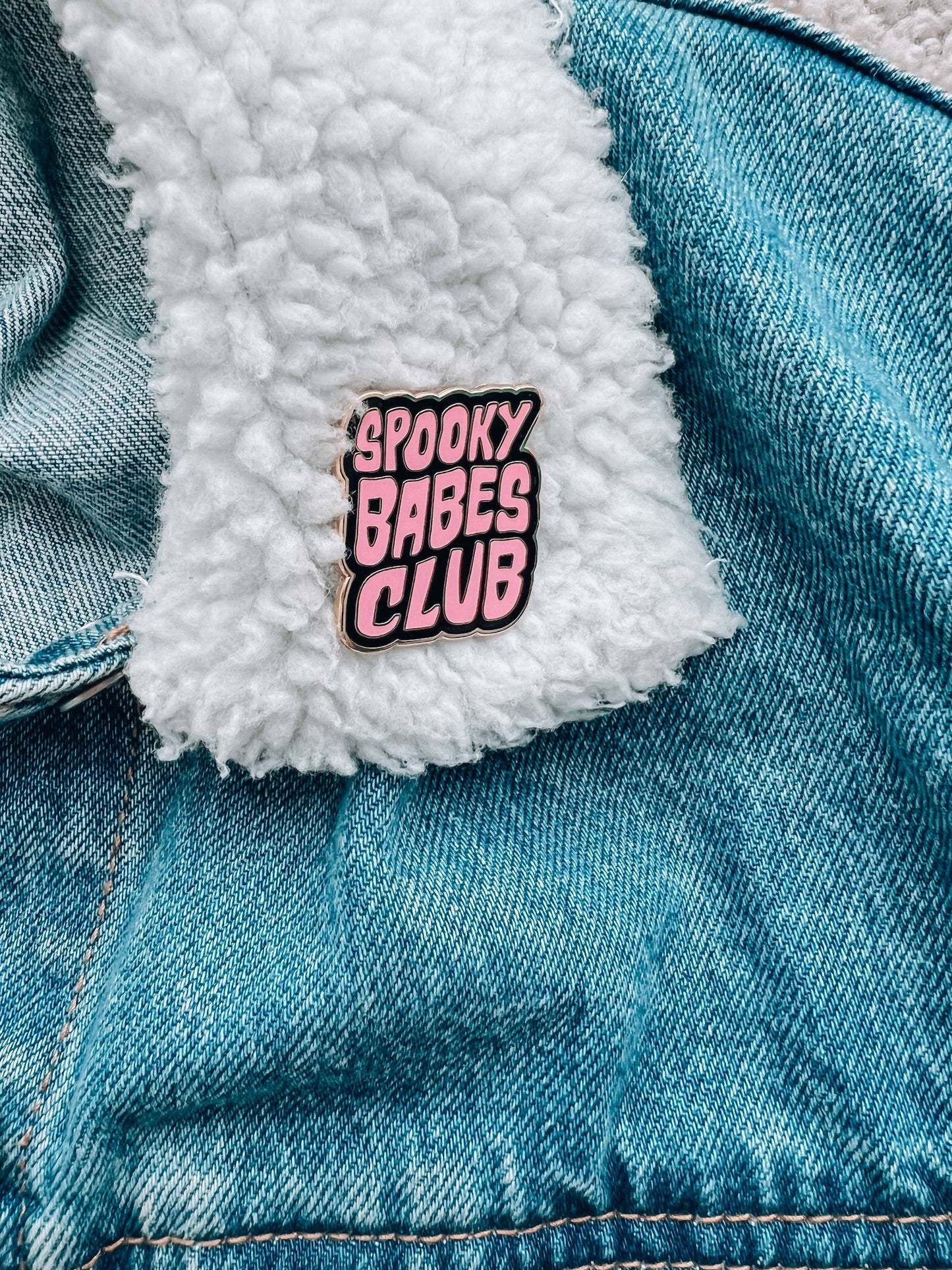 Spooky Babes Club Enamel Pin
