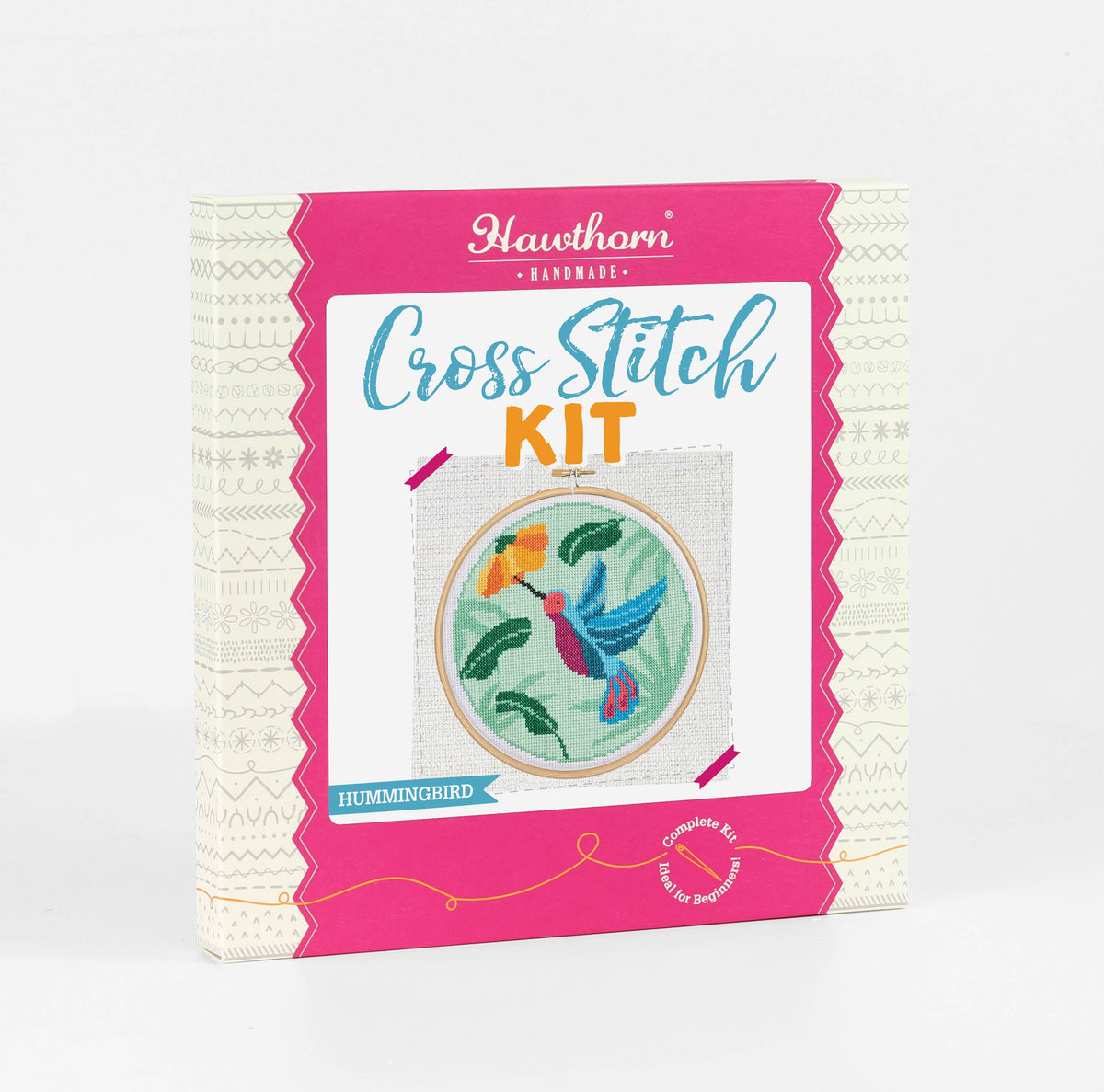 Hummingbird Cross Stitch Kit | Beginner Craft Kit