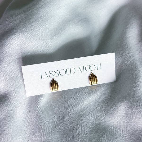 Gold Art Deco Architecture Studs