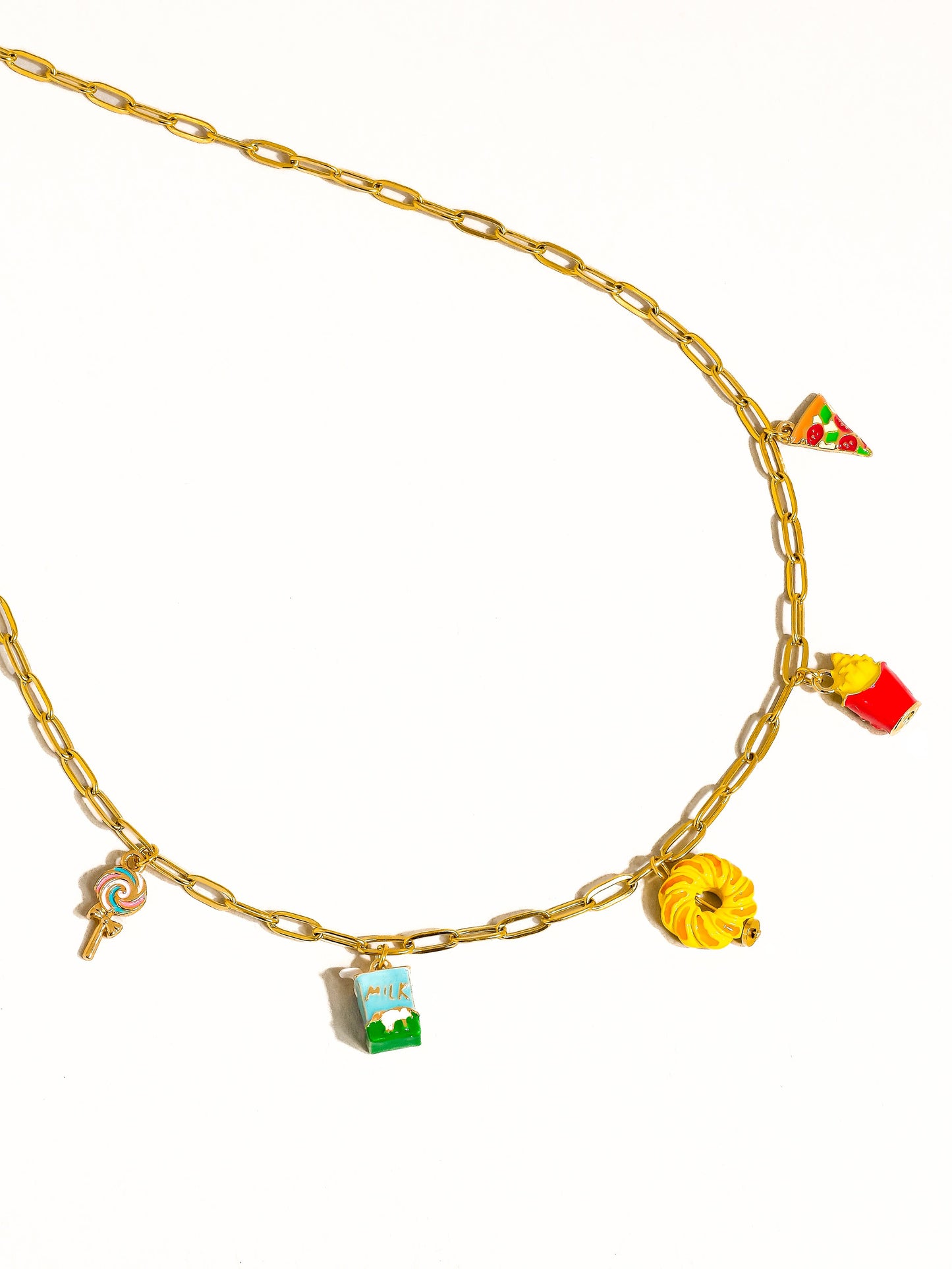 Foodie Fruit and Charms Necklace