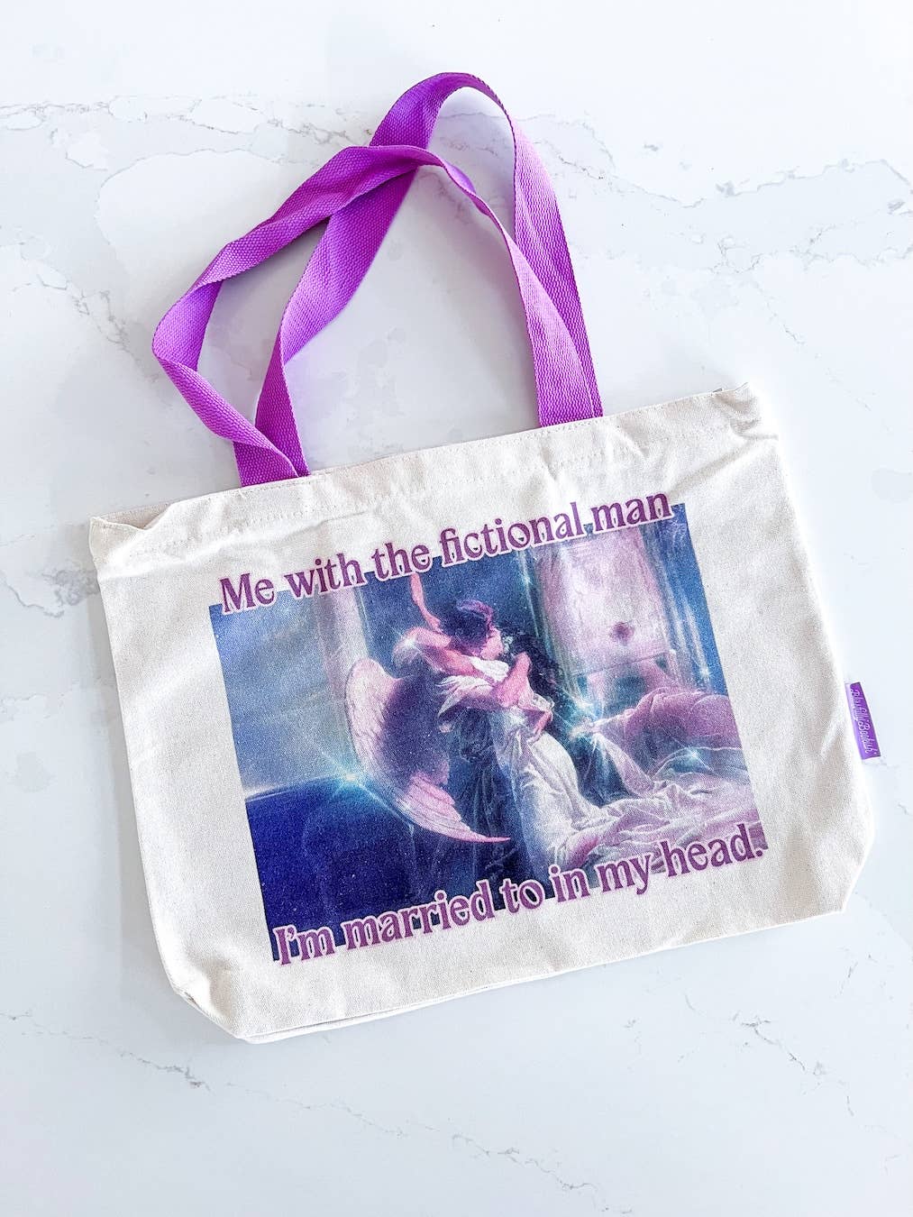 Fictional Man Fine Art Bookish Tote Bag | Totes