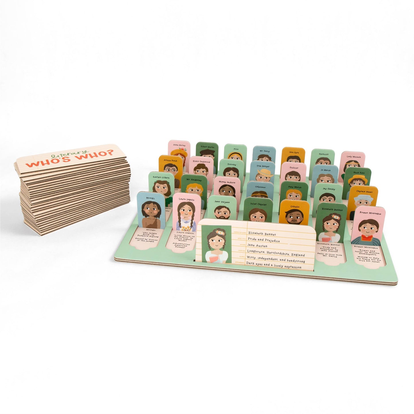 Literary Who's Who - Clues & Guessing Game