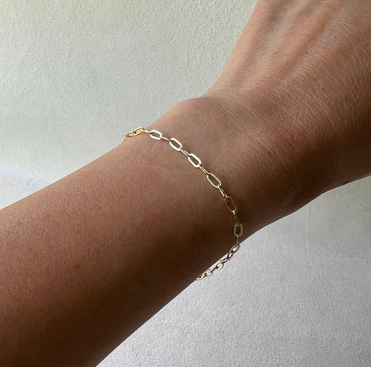 Paperclip Chain Bracelet