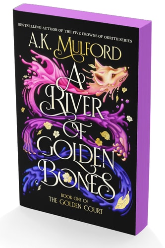 A River of Golden Bones Book One of the Golden Court book cover