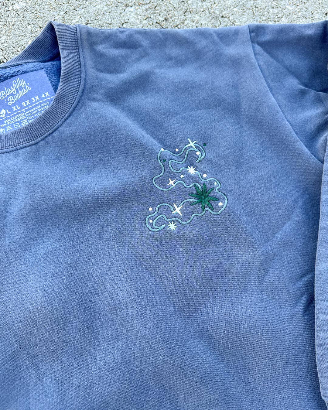 Celestial Dragon Embroidered Sweatshirt