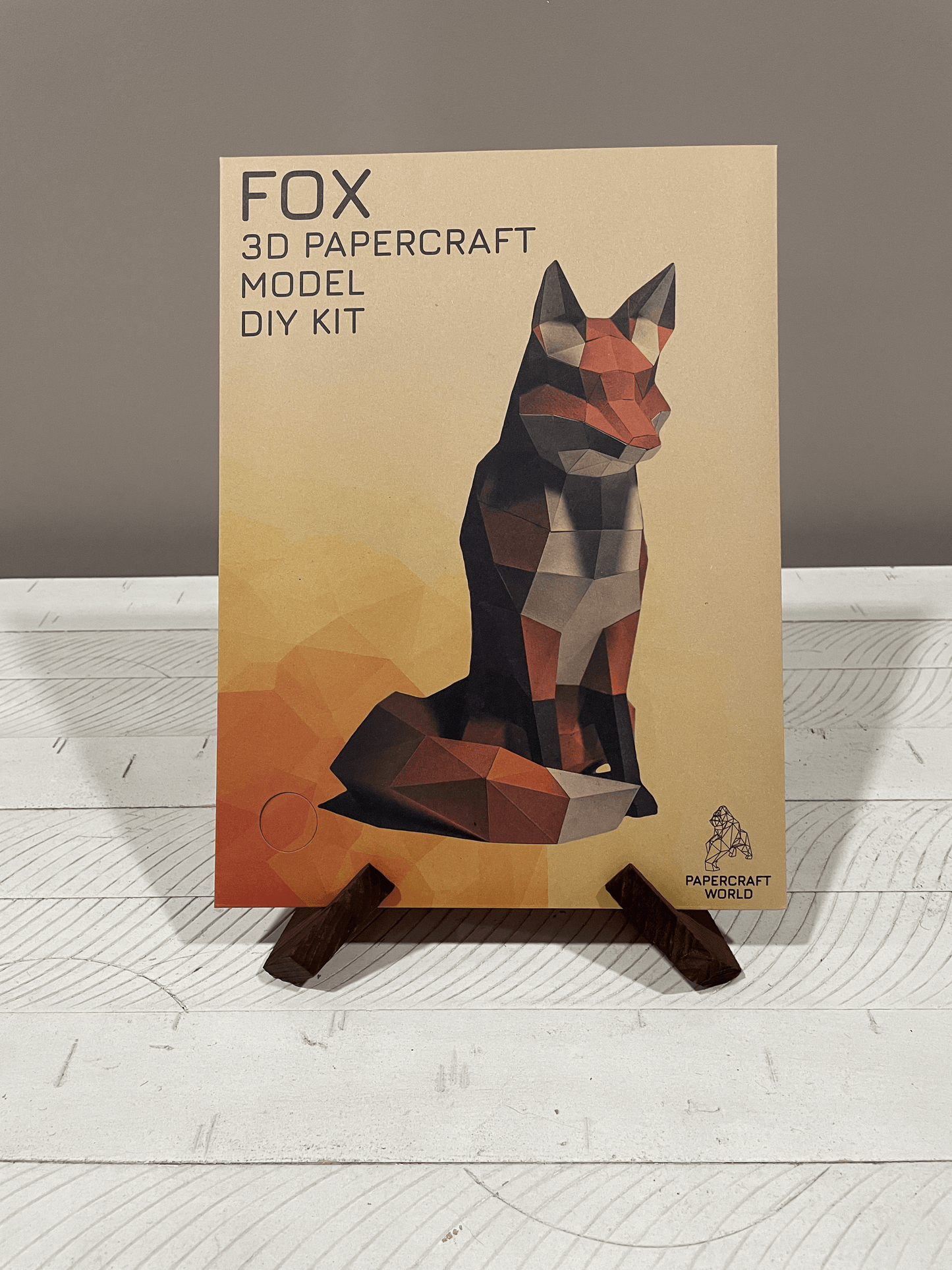 Fox 3D Origami Model PaperCraft Kit