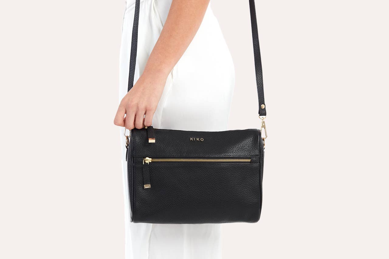 Black Perfect Crossbody Bag