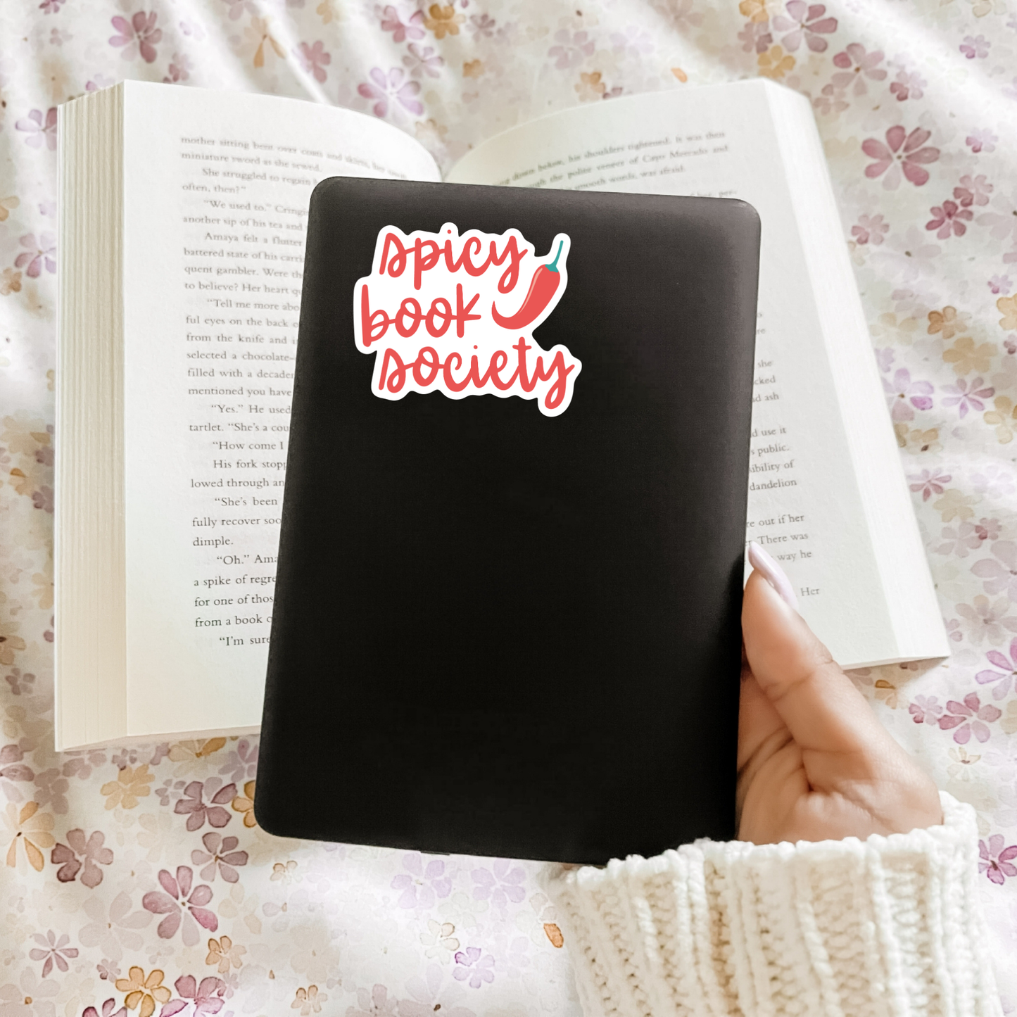 Spicy Book Society Sticker