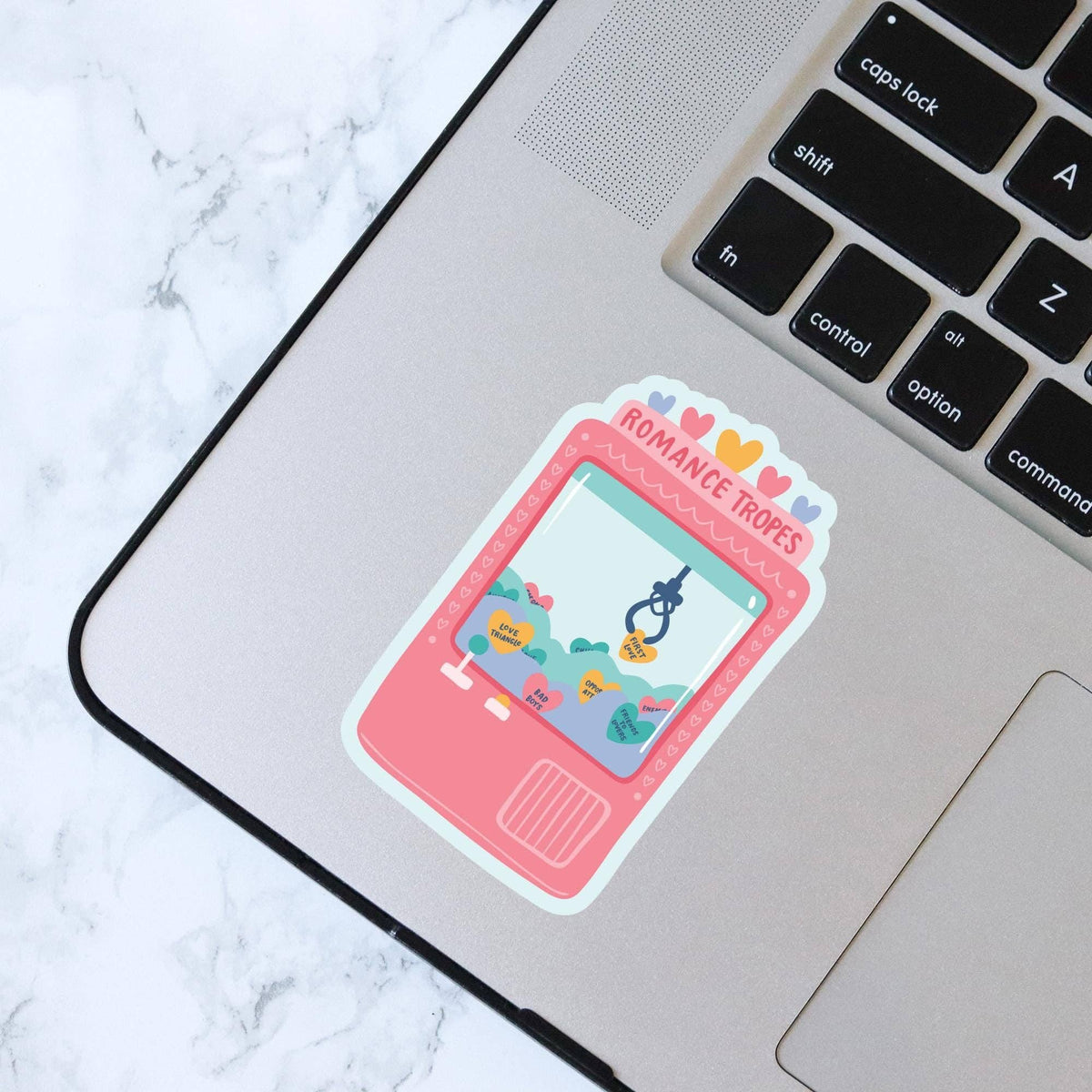 Romance Tropes Claw Machine Sticker