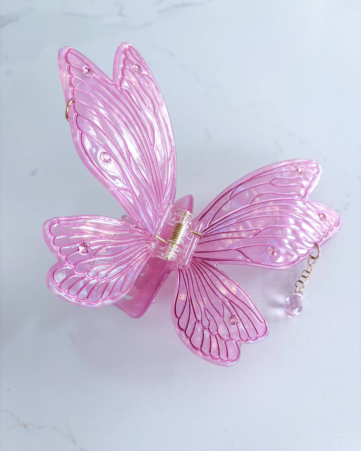 Pink Fairy Wings Claw Clip | Hair Clip | Fantasy Gifts
