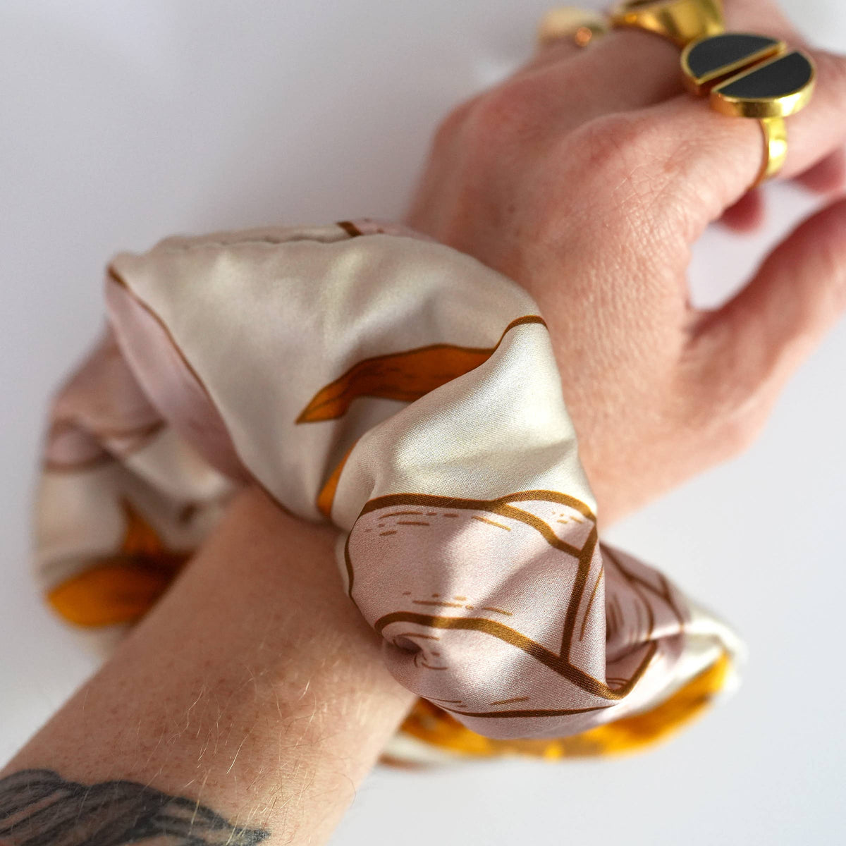 SILK SCRUNCHIES | Prairie Dawn - 100% Pure Silk