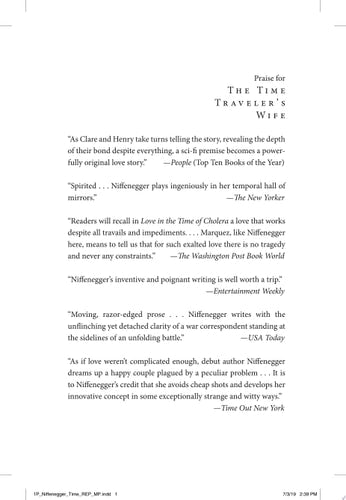 The Time Traveler's Wife book cover