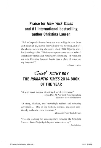 Dark Wild Night book cover