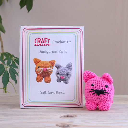 Amigurumi Cats Crochet Kit